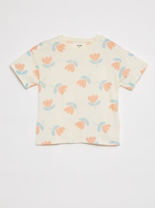 T-shirt a maniche corte con stampa