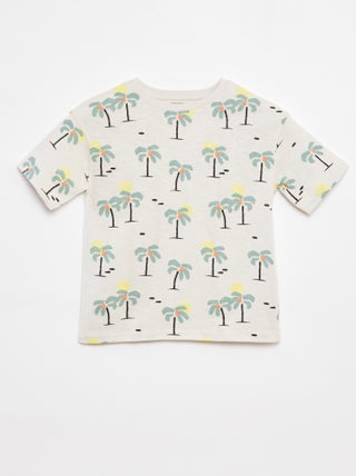 T-shirt a maniche corte con stampa