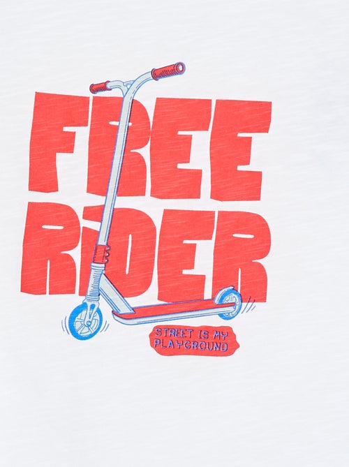 T-shirt a maniche corte con stampa - Kiabi