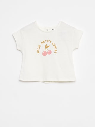T-shirt a maniche corte con stampa