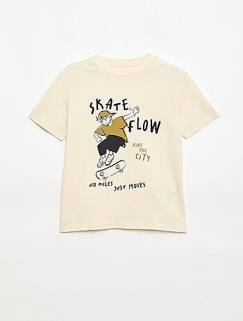 T-shirt a maniche corte con stampa