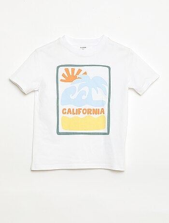 T-shirt a maniche corte con stampa