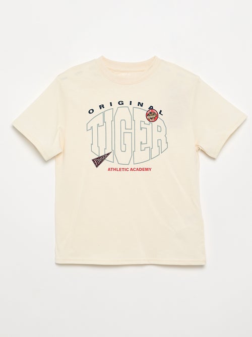 T-shirt a maniche corte con stampa - Kiabi T-shirt a maniche corte con stampa - Kiabi