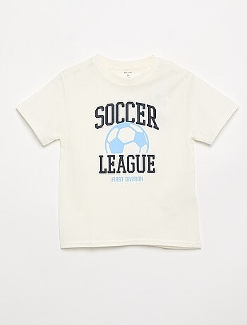 T-shirt a maniche corte con stampa