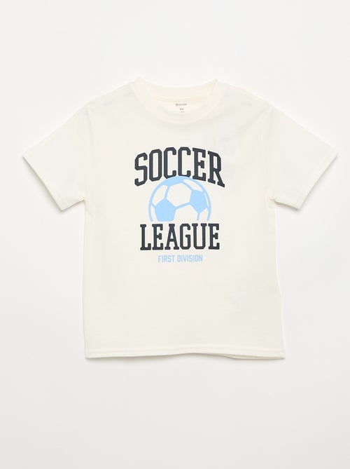 T-shirt a maniche corte con stampa - Kiabi T-shirt a maniche corte con stampa - Kiabi