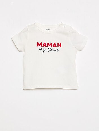 T-shirt a maniche corte con stampa