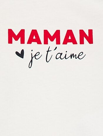 T-shirt a maniche corte con stampa