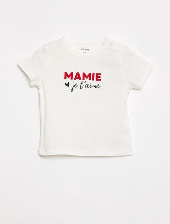 T-shirt a maniche corte con stampa