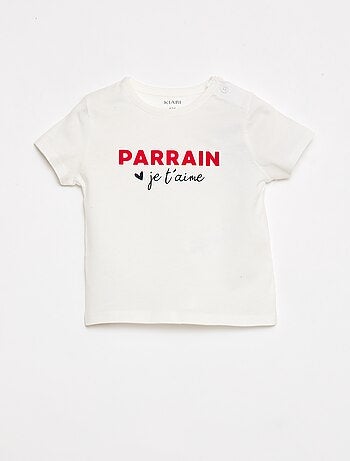 T-shirt a maniche corte con stampa