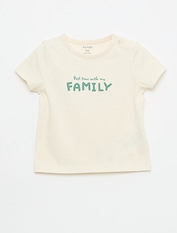 T-shirt a maniche corte con stampa