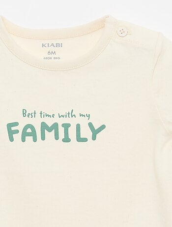 T-shirt a maniche corte con stampa