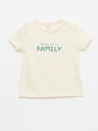 T-shirt a maniche corte con stampa