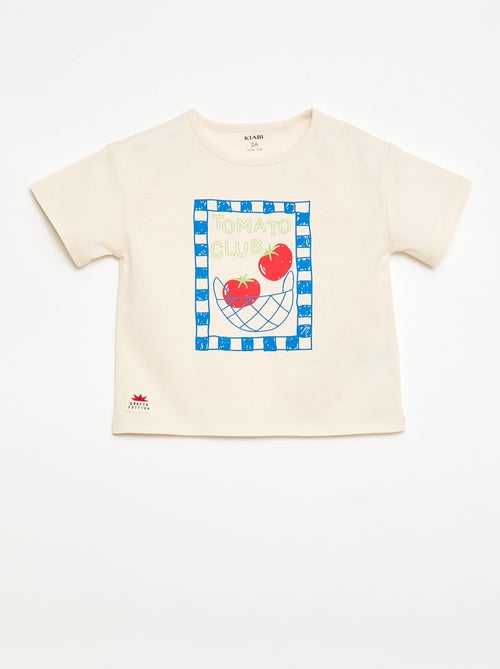 T-shirt a maniche corte con stampa - Kiabi