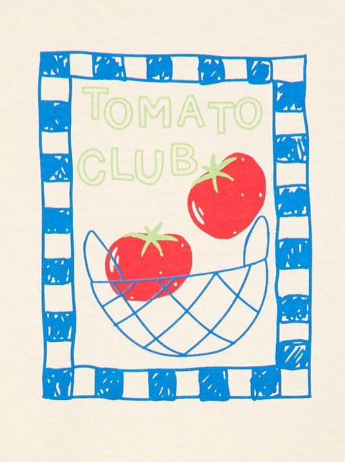 T-shirt a maniche corte con stampa - Kiabi