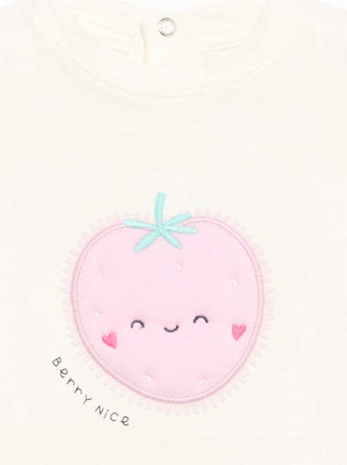 T-shirt a maniche corte con stampa - Kiabi