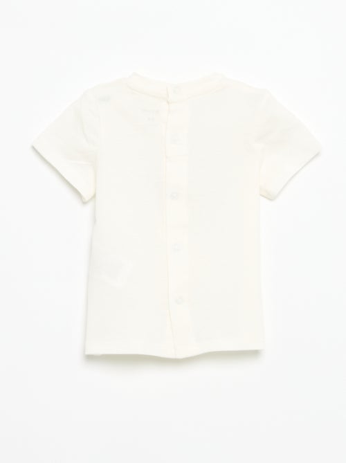 T-shirt a maniche corte con stampa - Kiabi
