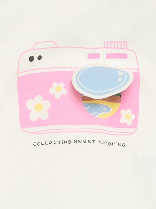 T-shirt a maniche corte con stampa - Kiabi