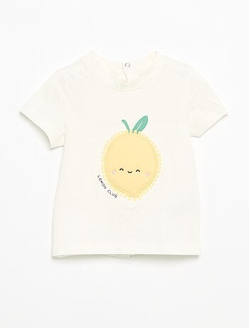 T-shirt a maniche corte con stampa