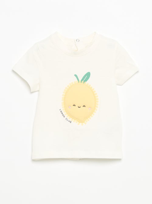 T-shirt a maniche corte con stampa - Kiabi