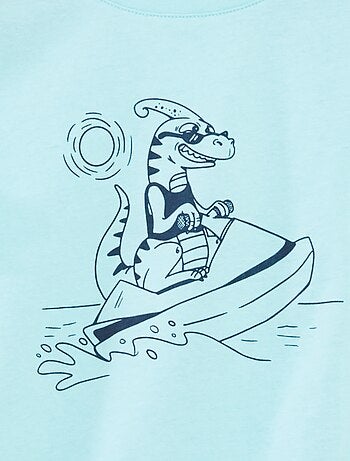 T-shirt a maniche corte con stampa