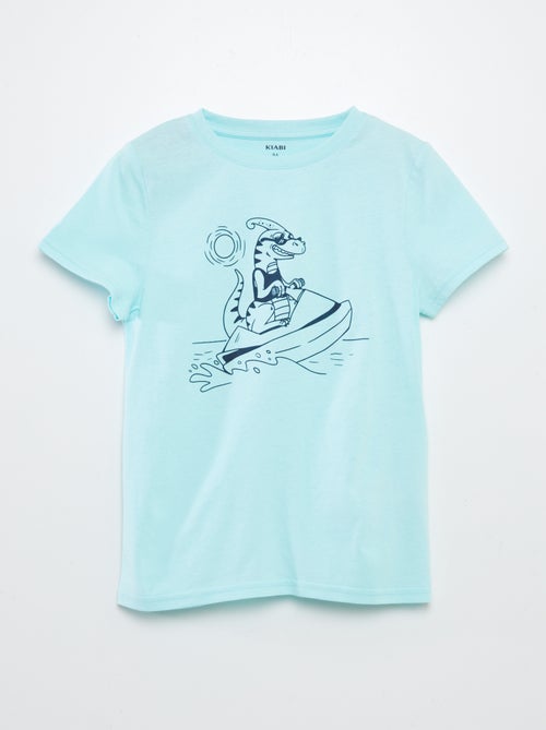 T-shirt a maniche corte con stampa - Kiabi