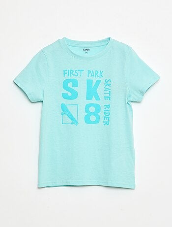 T-shirt a maniche corte con stampa