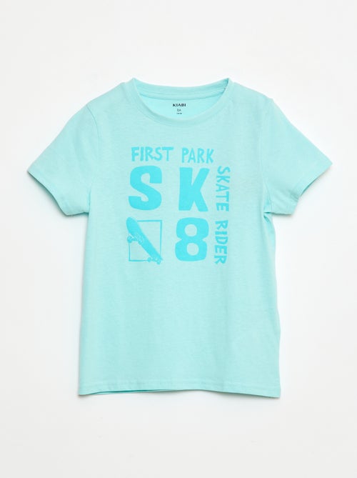 T-shirt a maniche corte con stampa - Kiabi