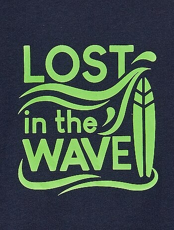 T-shirt a maniche corte con stampa