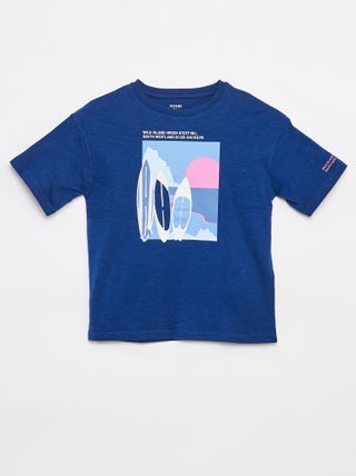 T-shirt a maniche corte con stampa