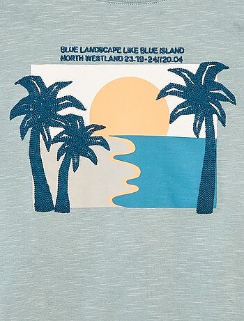 T-shirt a maniche corte con stampa