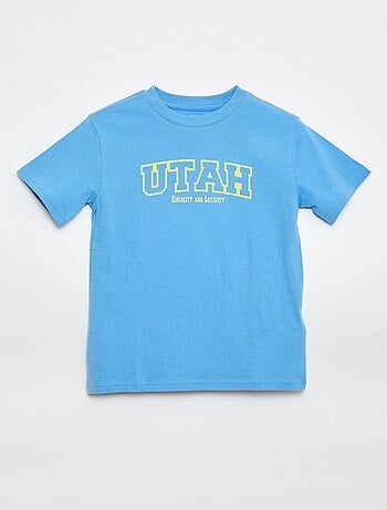 T-shirt a maniche corte con stampa