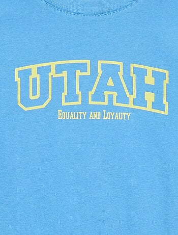 T-shirt a maniche corte con stampa