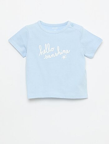 T-shirt a maniche corte con stampa