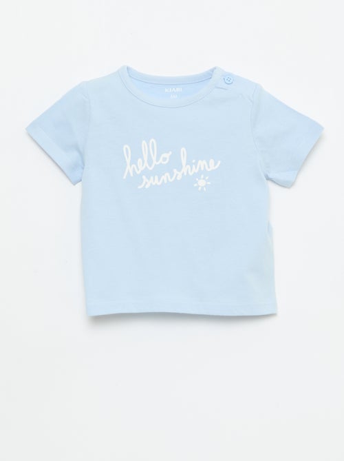 T-shirt a maniche corte con stampa - Kiabi