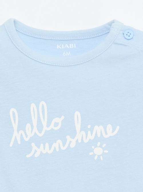 T-shirt a maniche corte con stampa - Kiabi
