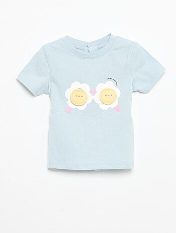 T-shirt a maniche corte con stampa