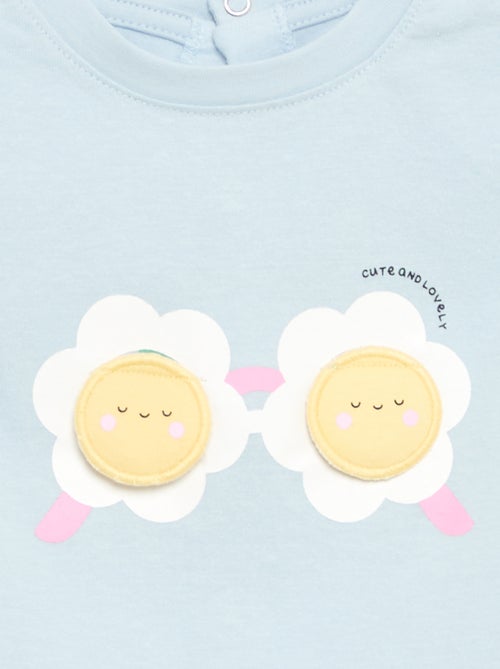 T-shirt a maniche corte con stampa - Kiabi