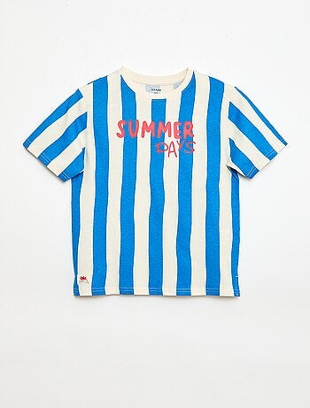 T-shirt a maniche corte con stampa