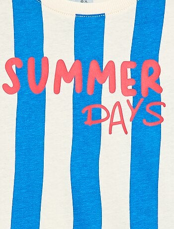 T-shirt a maniche corte con stampa