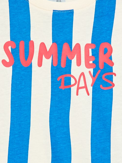 T-shirt a maniche corte con stampa - Kiabi