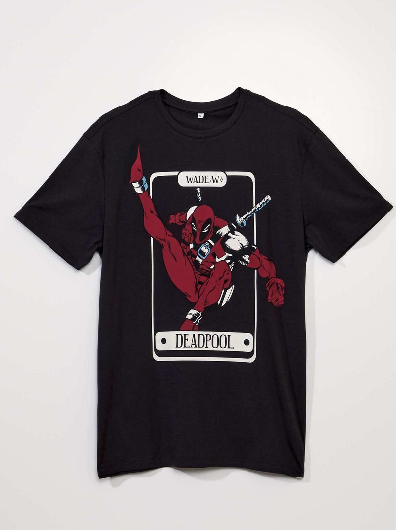 T-shirt a maniche corte con stampa 'Dead Pool' Nero - Kiabi