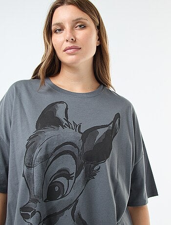 T-shirt a maniche corte con stampa 'Disney' 'Bambi'