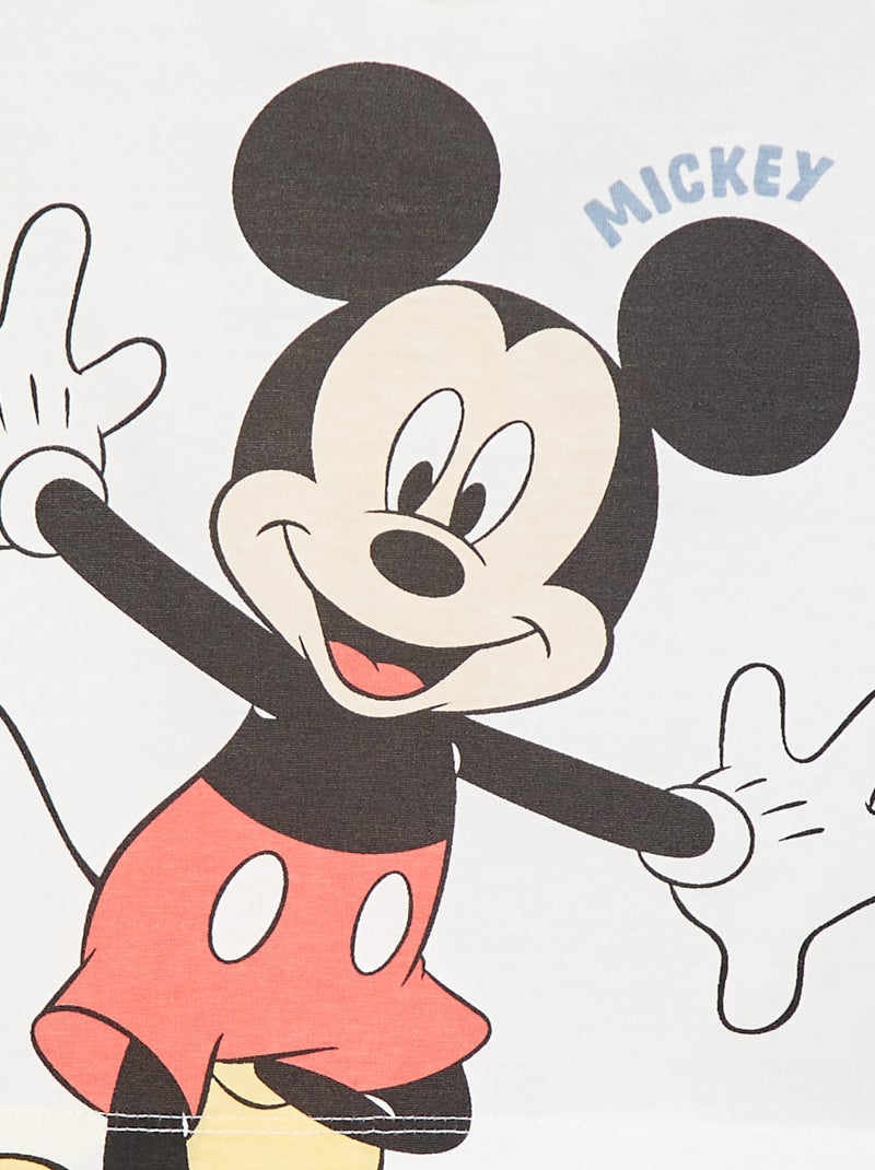T-shirt a maniche corte con stampa 'Disney' BIANCO - Kiabi