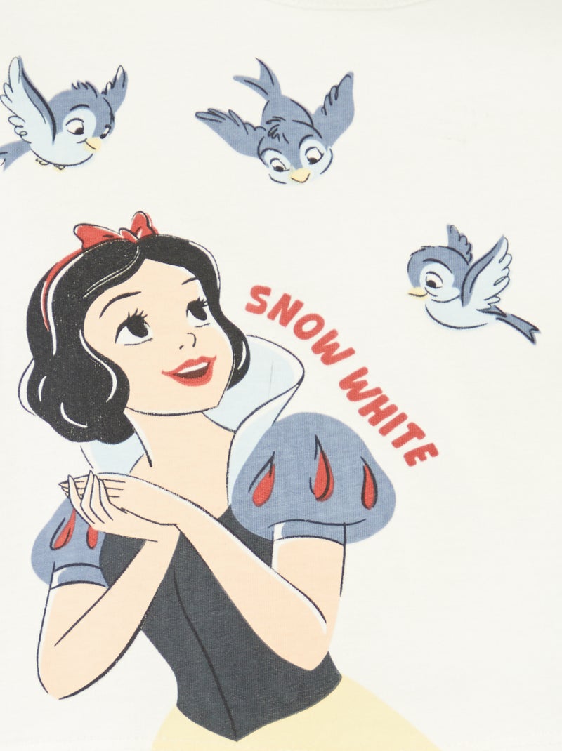 T-shirt a maniche corte con stampa 'Disney' BIANCO - Kiabi