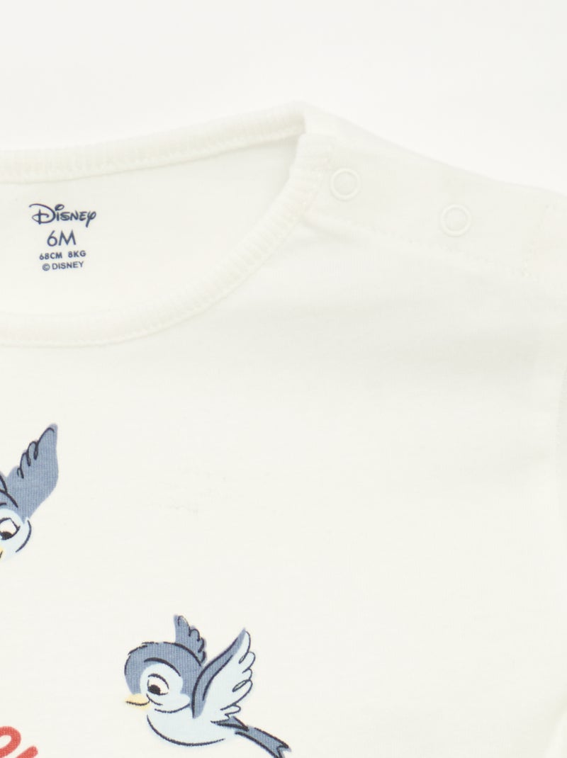 T-shirt a maniche corte con stampa 'Disney' BIANCO - Kiabi