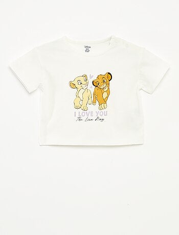 T-shirt a maniche corte con stampa 'Disney'