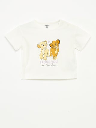 T-shirt a maniche corte con stampa 'Disney'