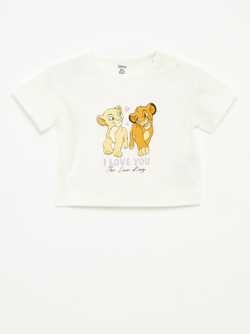 T-shirt a maniche corte con stampa 'Disney' - Kiabi