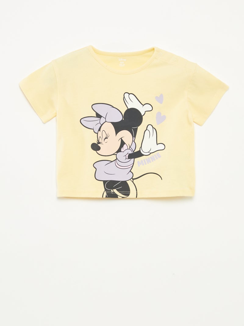 T-shirt a maniche corte con stampa 'Disney' GIALLO - Kiabi