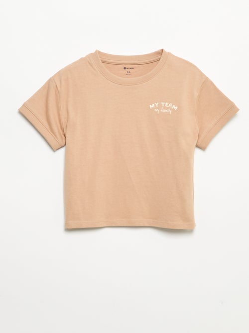 T-shirt a maniche corte con stampa fantasia - Kiabi T-shirt a maniche corte con stampa fantasia - Kiabi